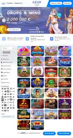 l'application et interface COCOA CASINO