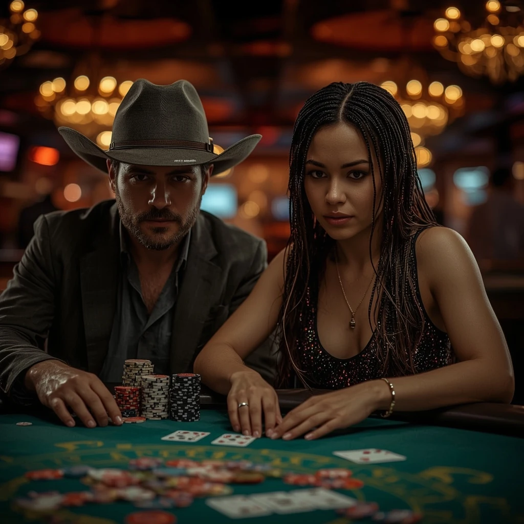 photo de deux joueurs de poker COCOA CASINO